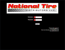 Tablet Screenshot of ntd.tireweb.com